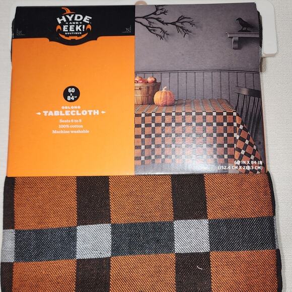 Hyde & EEK! Boutique Plaid Tablecloths 60x84 - Picture 2 of 6